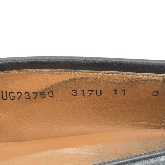 Salvatore Ferragamo Exotic Black Crocodile Dress Shoes Men 11 Penny Loafer Italy - Picture 8 of 11